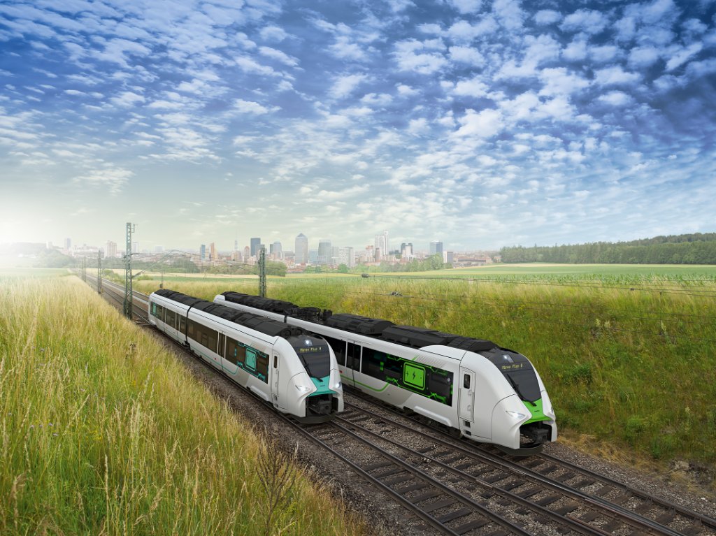 Looking to decarbonize #mobility w/out 100% track electrification? Our Mireo Plus regional #train features #H2 or battery power and extra light materials to take your passengers further the clean way. Learn more: sie.ag/3gQ6T3c #sustainability