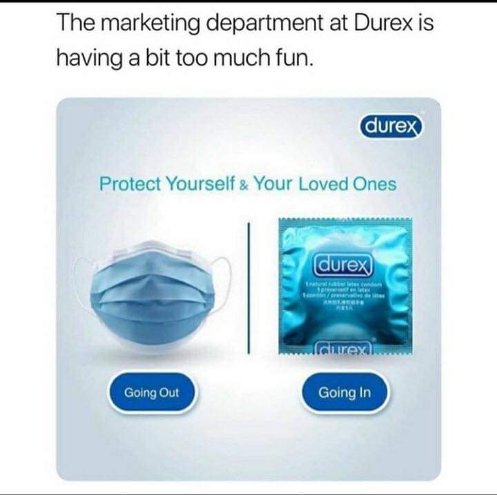 memescentrai's tweet photo. The marketing at Durex... https://t.co/Gcb6g2KRYX