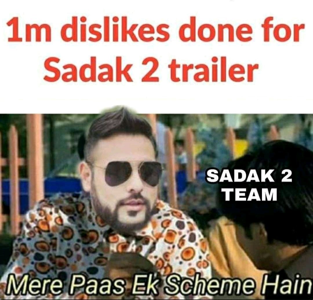 ctan47's tweet photo. @Its_Badshah  to #Sadak2Trailer https://t.co/uABBIcBS4f
