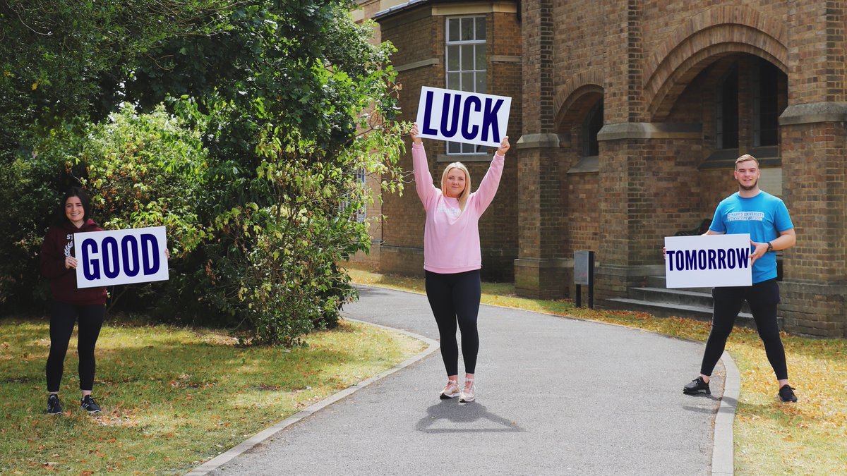 A HUGE (socially distanced) good luck to all students up and down the country receiving their A Level results tomorrow! To those of you who will be joining us in September, WE CAN’T WAIT TO MEET YOU!🤩

⚡️REMEMBER, our Freshers’ Fortnight schedule is released TOMORROW!⚡️