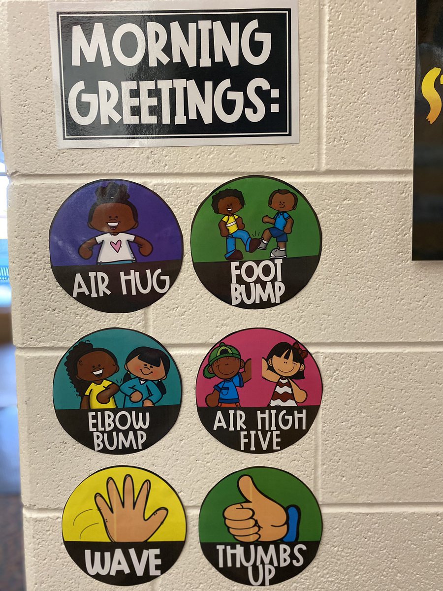 I’m ready to greet my kids tomorrow!! Social distancing won’t stop me from making connections! 💗 <a href="/CherryTreeElem/">Cherry Tree Elem.</a>
