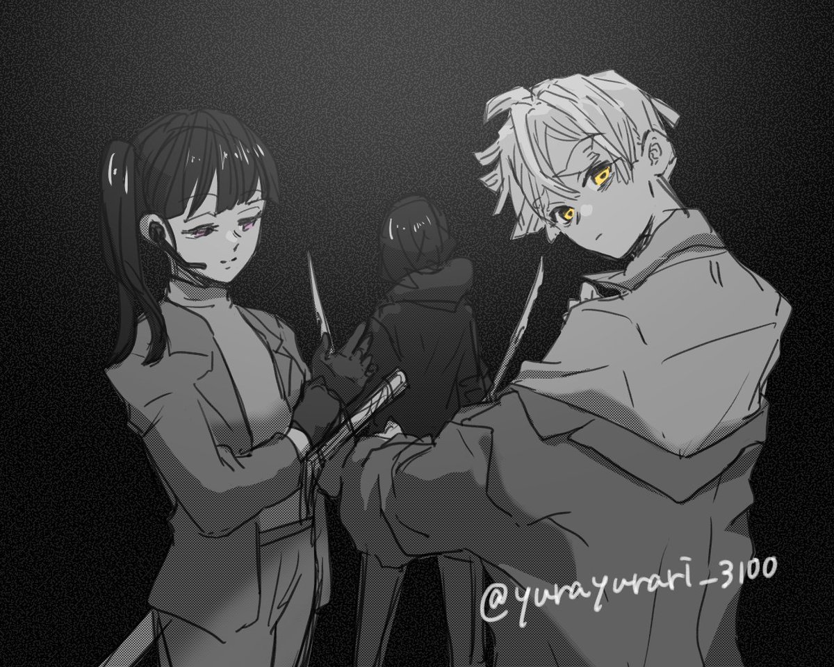 過去のタグ絵再掲 一番最初のタグに乗せたので 実質twitterで初めて上げた ゆらりのイラスト