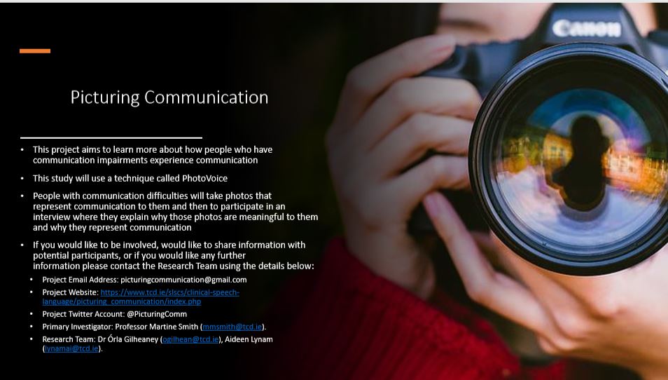 Picturing Communication TCD tweet media