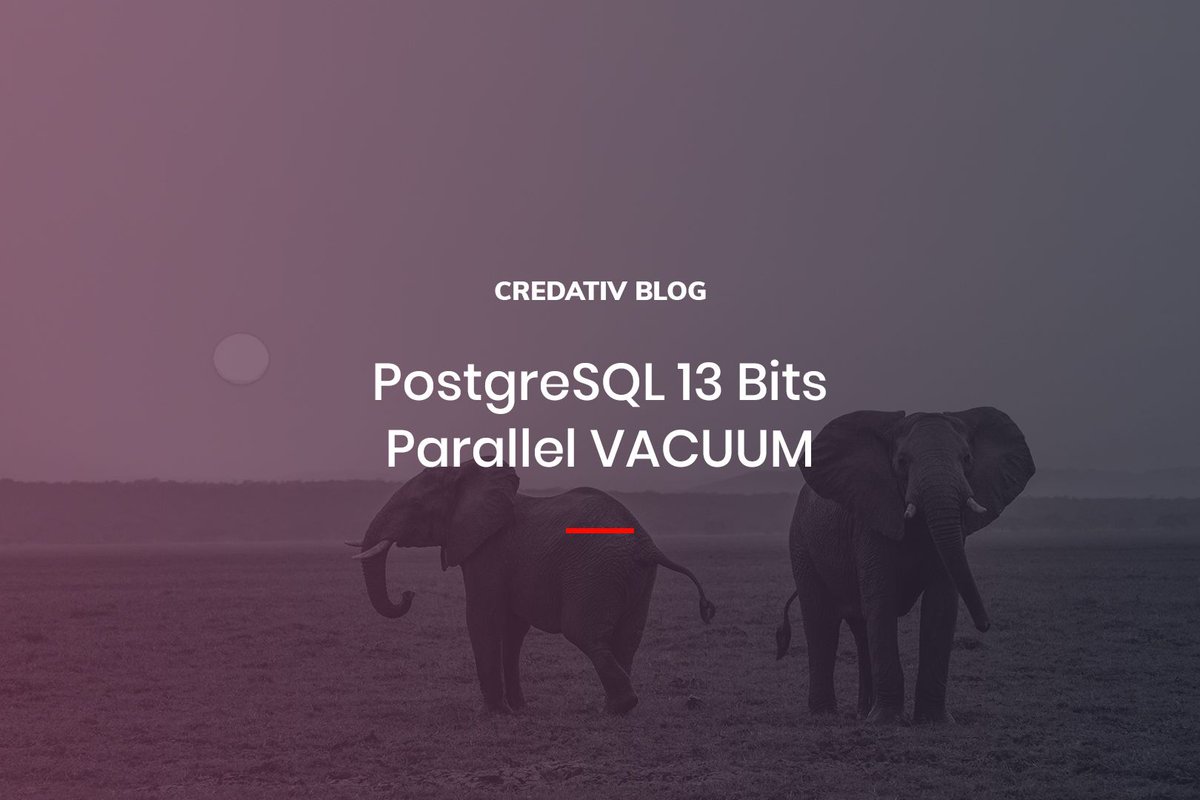 credativDE's tweet image. Mit #PostgreSQL13 lernt das VACUUM–Kommando eine neue Fähigkeit: Das parallele Aufräumen von Indexen. Mehr dazu in unserem Blogartikel: buff.ly/3ajYd2M #PostgreSQL