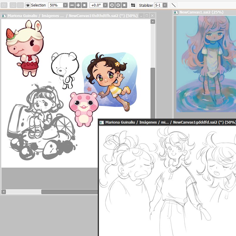 doodles and stuff I'm never gonna finish I guess 