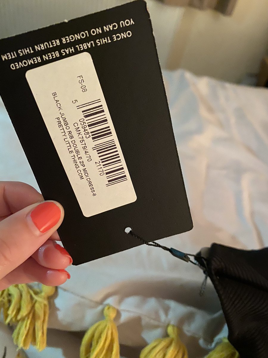 j_emaly's tweet photo. @OfficialPLT_CS I messaged about receiving a dress with a hole in had no response I’m very disappointed with the customer service https://t.co/xsyP85vUkS