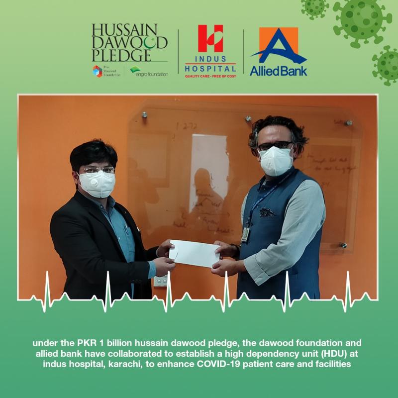 DH_Corp's tweet photo. Under the PKR 1bn #HDPledge, The Dawood Foundation has partnered with @ABLpk to establish a fully-equipped 20-bed HDU at @indushospitalpk for #COVID19 patients in Sindh, #Pakistan. 
@DawoodTdf @EngroFoundation https://t.co/uDbGSMWQ25