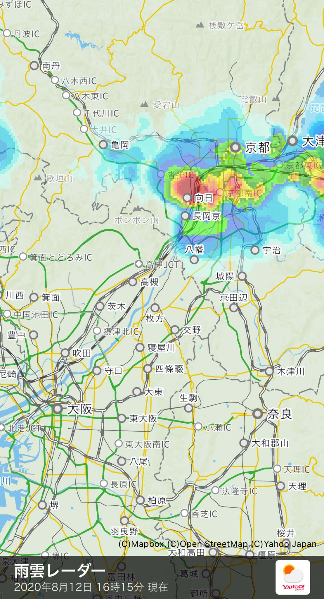 雨雲 レーダー 天気 佐世保