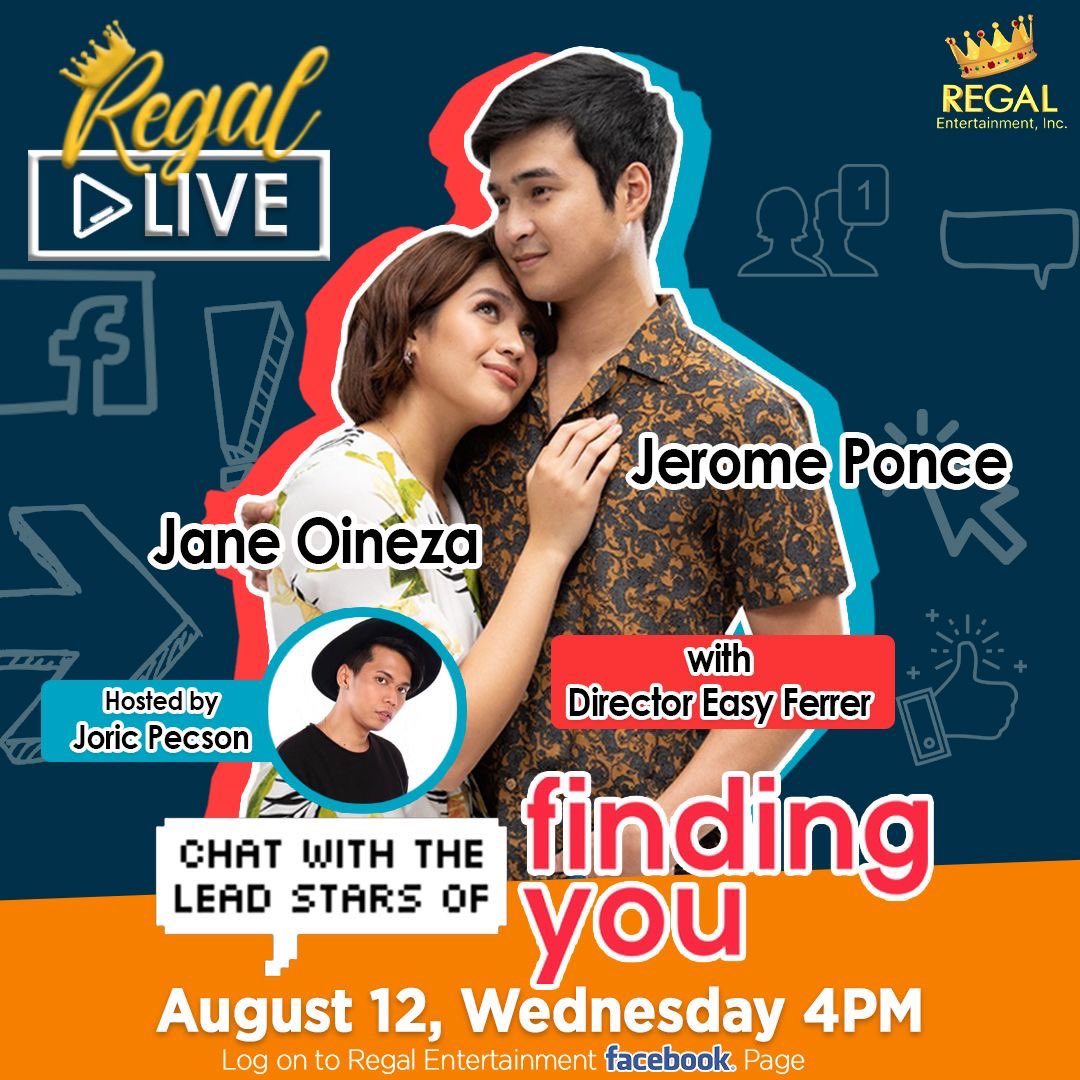 starmagicphils's tweet photo. Missed Jane Oineza and Jerome Ponce? YES!❤️ Catch them LIVE at 4pm as they talk about relationships and plans for the New Normal! 😍 Also, joined by Director Easy Ferrer as they retrace memories and feels on shooting his directorial debut - Finding you! 🎬 https://t.co/QyhBI63l7T https://t.co/g9QKWENDay
