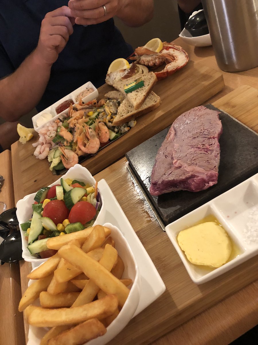 Amazing seafood and steaks <a href="/HotRocksCromer/">Hot Rocks</a> #HotRocks #Staycation2020