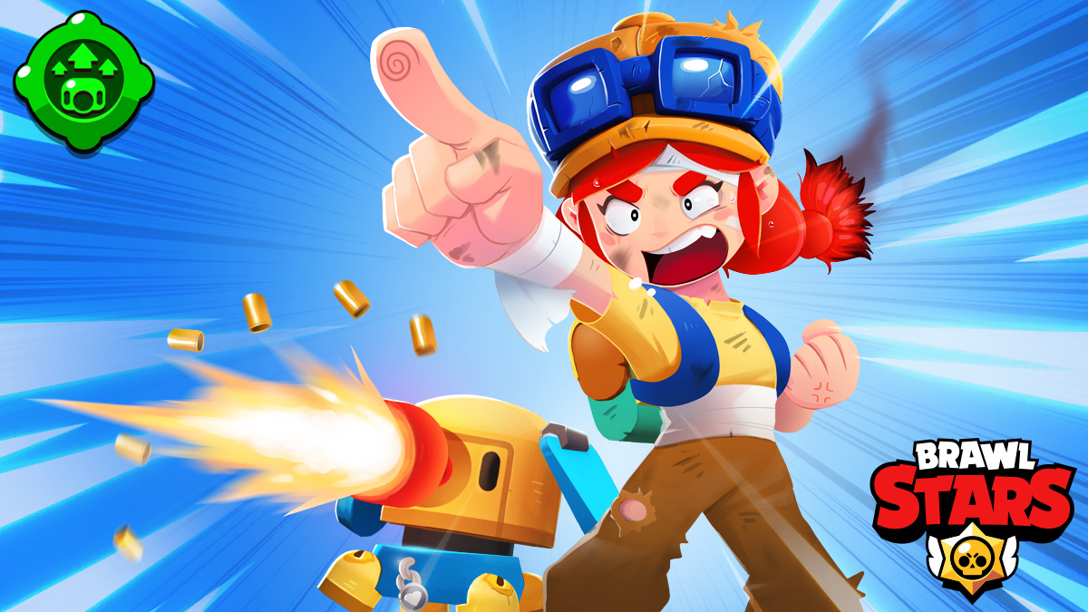 Brawl Stars On Twitter She Will Have Her Revenge Jessie S Recoil Spring Increases Scrappy S Attack Speed - brawl stars spend hours