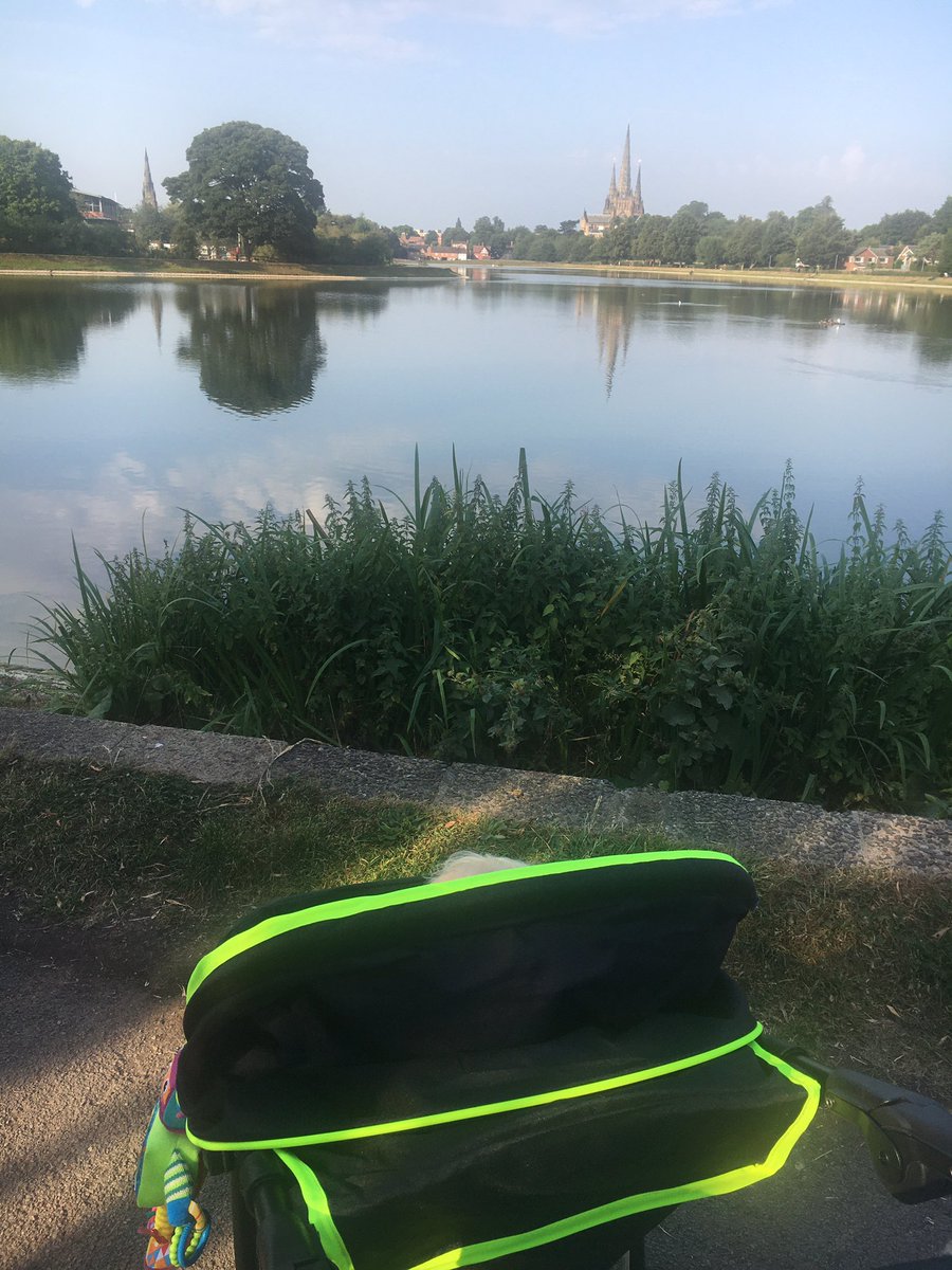 Early morning buggy walk to try and avoid the heat #AHPsActive #WeActiveChallenge