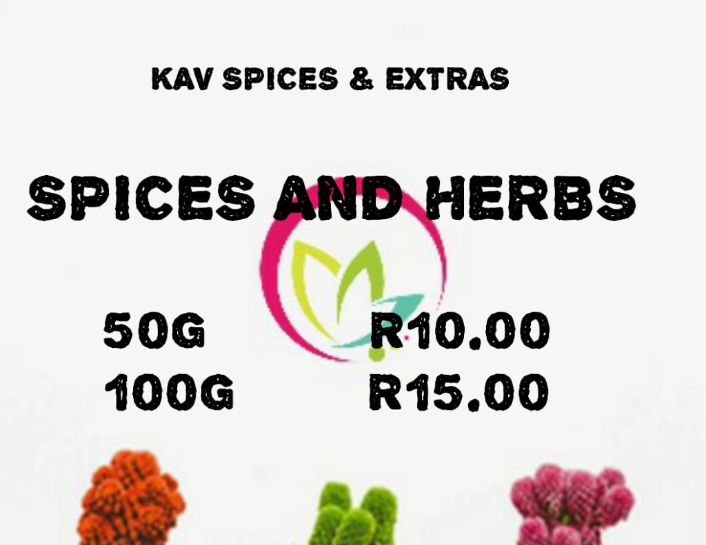 mgcinak's tweet photo. @akreana_ Hei Guys
Ke jewa ke gore
I am selling Variety of Spices & Herbs for
💸R10.00 per 50g & R15.00 per 100g
☎For orders DM/contact 0788604477
🚛We do deliver
📌Clayville
Ke kopa your support guys
#KAVSPICES&EXTRAS https://t.co/dXYzQUSTdt