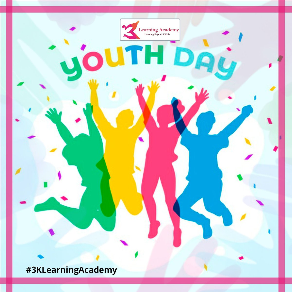 3Acdemy's tweet photo. Arise! Awake! and stop not until the goal is reached -Swami Vivekananda

#internationalyouthday
#youthday #youth
#3KLearningAcademy https://t.co/DWpCSBzLIy