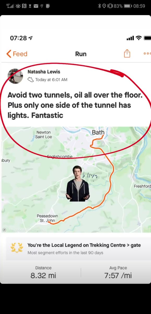 cycletolive's tweet photo. @twotunnelsbath not great for this great Bath attraction! https://t.co/NTfk69ShiM