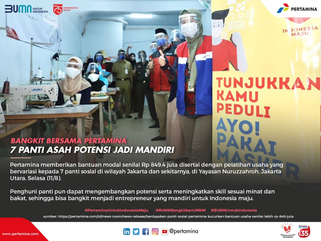 Pertamina Pa Twitter Bantuan Modal Usaha Pemberdayaan Ini Salah Satu Upaya Pertamina Turut Melahirkan Pelaku Usaha Baru Serta Berdampak Pada Pertumbuhan Dan Kemajuan Perekonomi Bangsa Https T Co Qjiviubbhh Pertaminauntukindonesiamaju