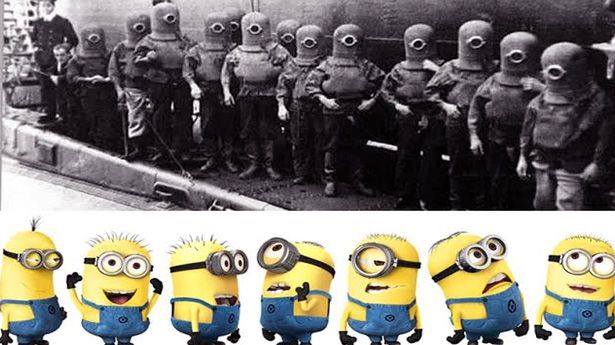 Two weeks ago, on social networks, a theory began to circulate based on a photo that involves the animated yellow creatures with experiments that Hitler carried out with Jewish children, in World War II.First, we will see the image in question: