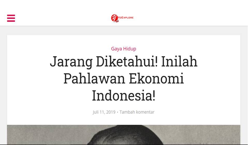 #YoExplore Para Pahlawan Kebanggaan Indonesia! yoexplore.co.id/gaya-hidup/tok…