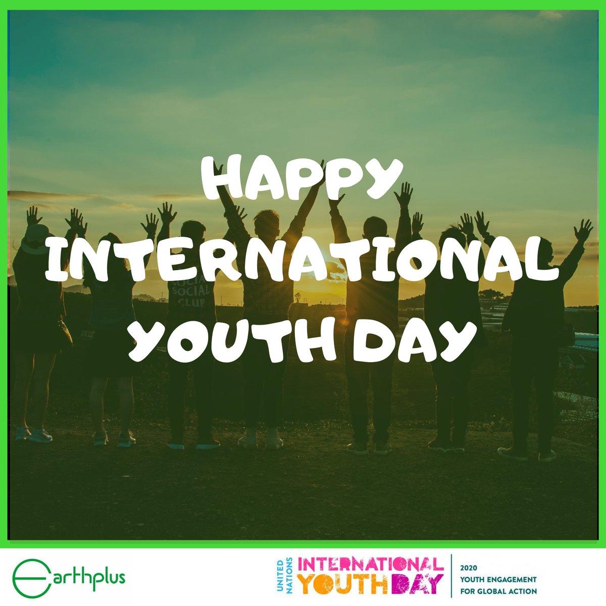 Today, we join youths from all over the world to celebrate 2020 International Youth Day. The theme for this year's celebration is "Youth Engagement for Global Action." It recalls the necessity for active youth participation in the race for sustainability.  #IYD2020  #Thread