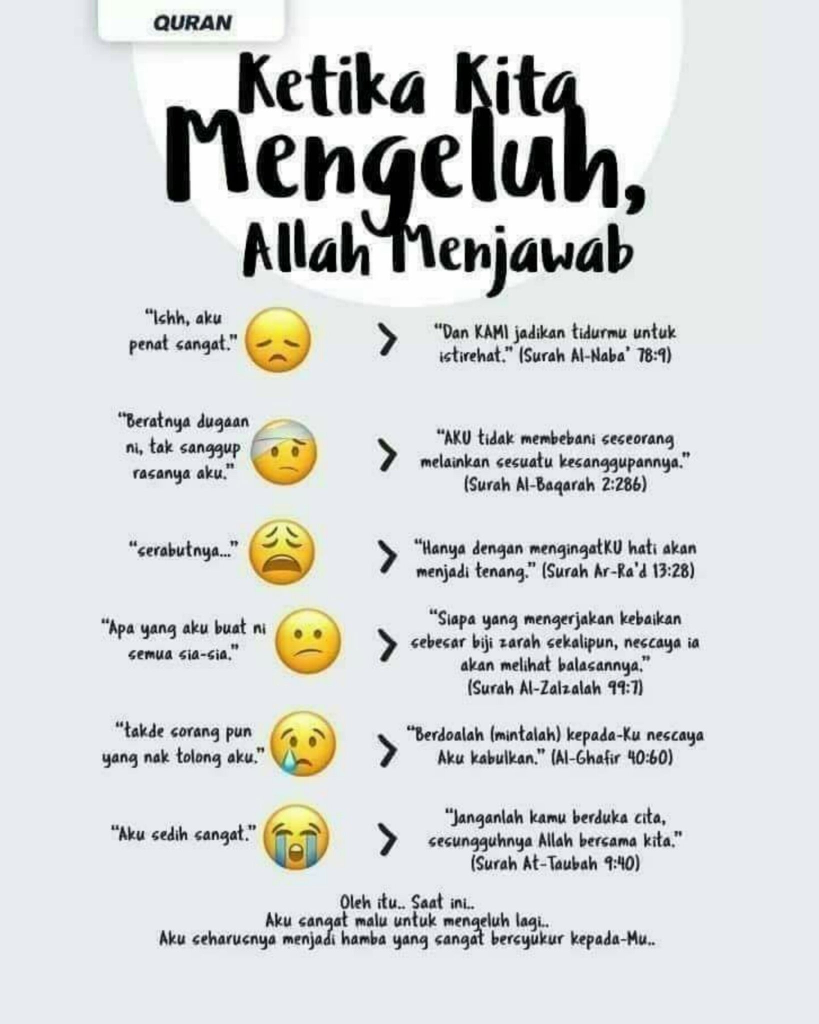 Jentikhati On Twitter 7 Tanda Allah Sayang Kita