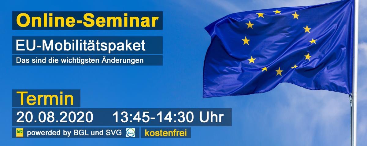 EU-Mobilitätspaket – was sind die wichtigsten Änderungen? Hier gibt es Antworten von Prof. Dr. Dirk Engelhardt - hier anmelden lnkd.in/dV4rkJs powered by @SVGZentrale , <a href="/bgl_logistik/">BGL e.V.</a>