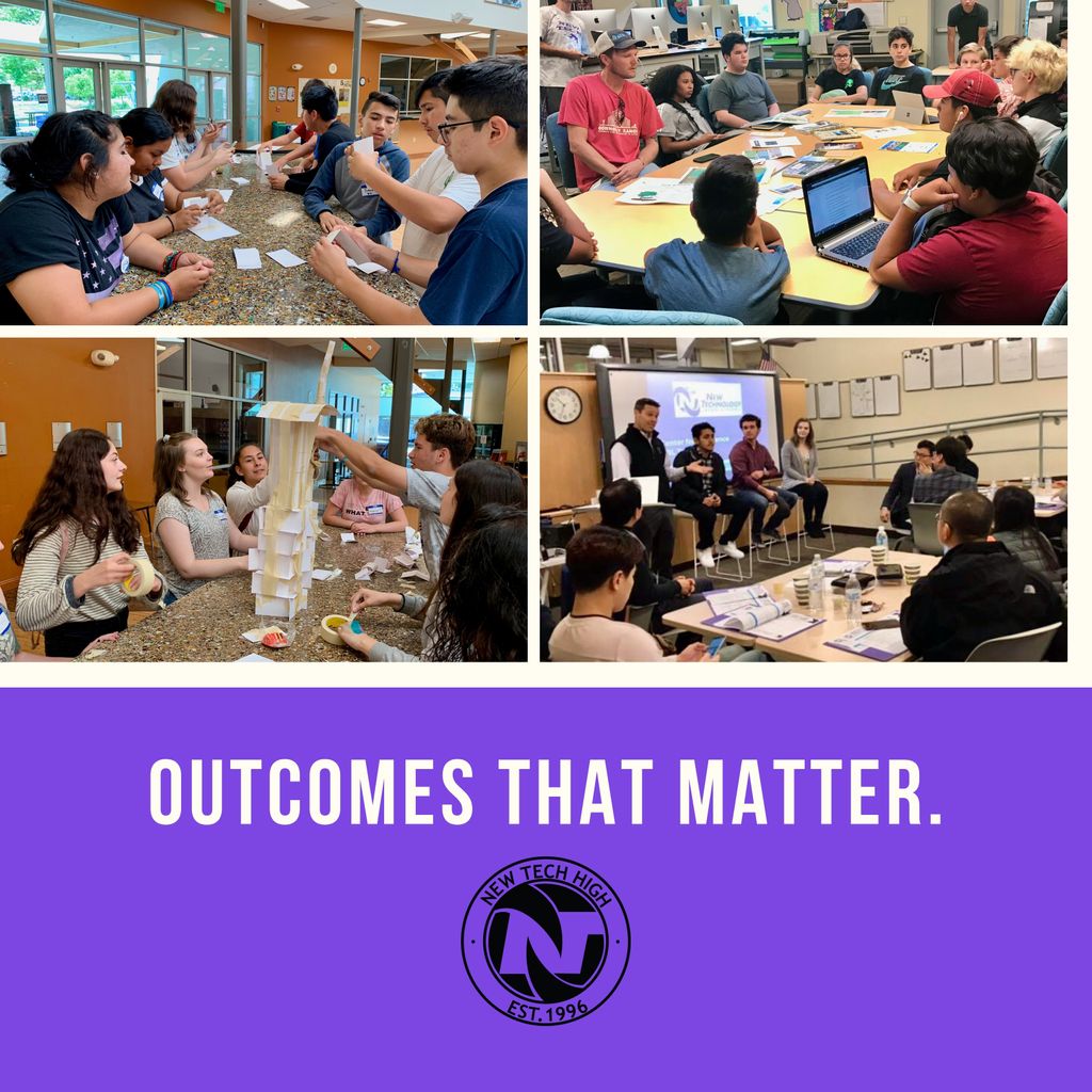 New Tech High students are skilled communicators who are comfortable and confident communicating with peers, teachers, community members, or industry leaders #outcomesthatmatter #newtechhigh #PBL