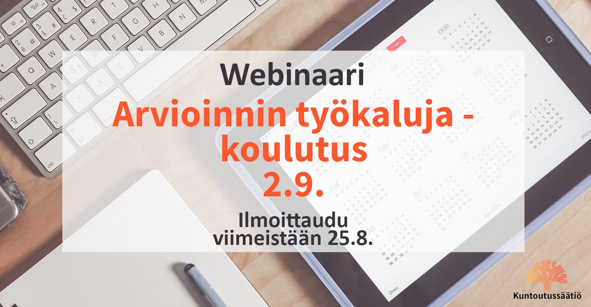 Kuntoutussaatio's tweet photo. Uusi #webinaari järjestöille! Miten perustelette toiminnan tärkeyden rahoittajalle? Miten toimintojen siirtyminen nettiin ja puhelimeen tulisi huomioida arvioinnissa?Ilmoittaudu etäkoulutukseemme ja kehitä toimintanne vaikuttavuutta ja näkyvyyttä. https://t.co/Wj6aNwPN99 https://t.co/03KHOj7O6B