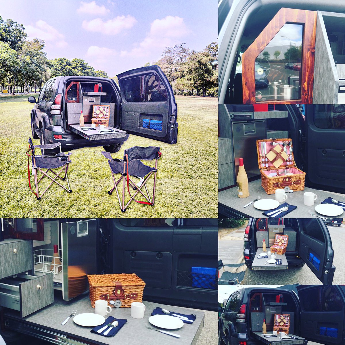 maiteactivity's tweet photo. Qué os parece esta preparación minimalista sobre un 4X4?? Dan ganas de ir de picnic #4x4offroad #vanlife https://t.co/J6ve4we8J8