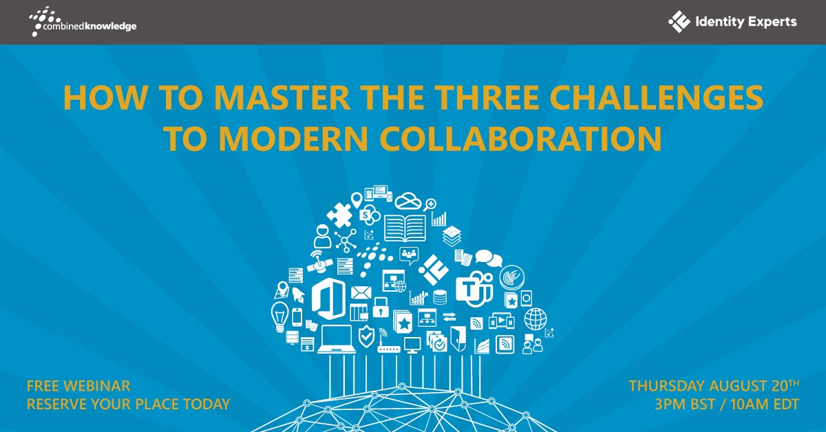 ckukltd's tweet photo. FREE Secrets Revealed! Join CK and Identity Experts for this free one-hour webinar to learn how to ensure you have the right tools for the job, a secure infrastructure to operate from and people who understand how to collaborate effectively 🏆Register now: https://t.co/7S8zFUola3 https://t.co/5GZs5URqGW