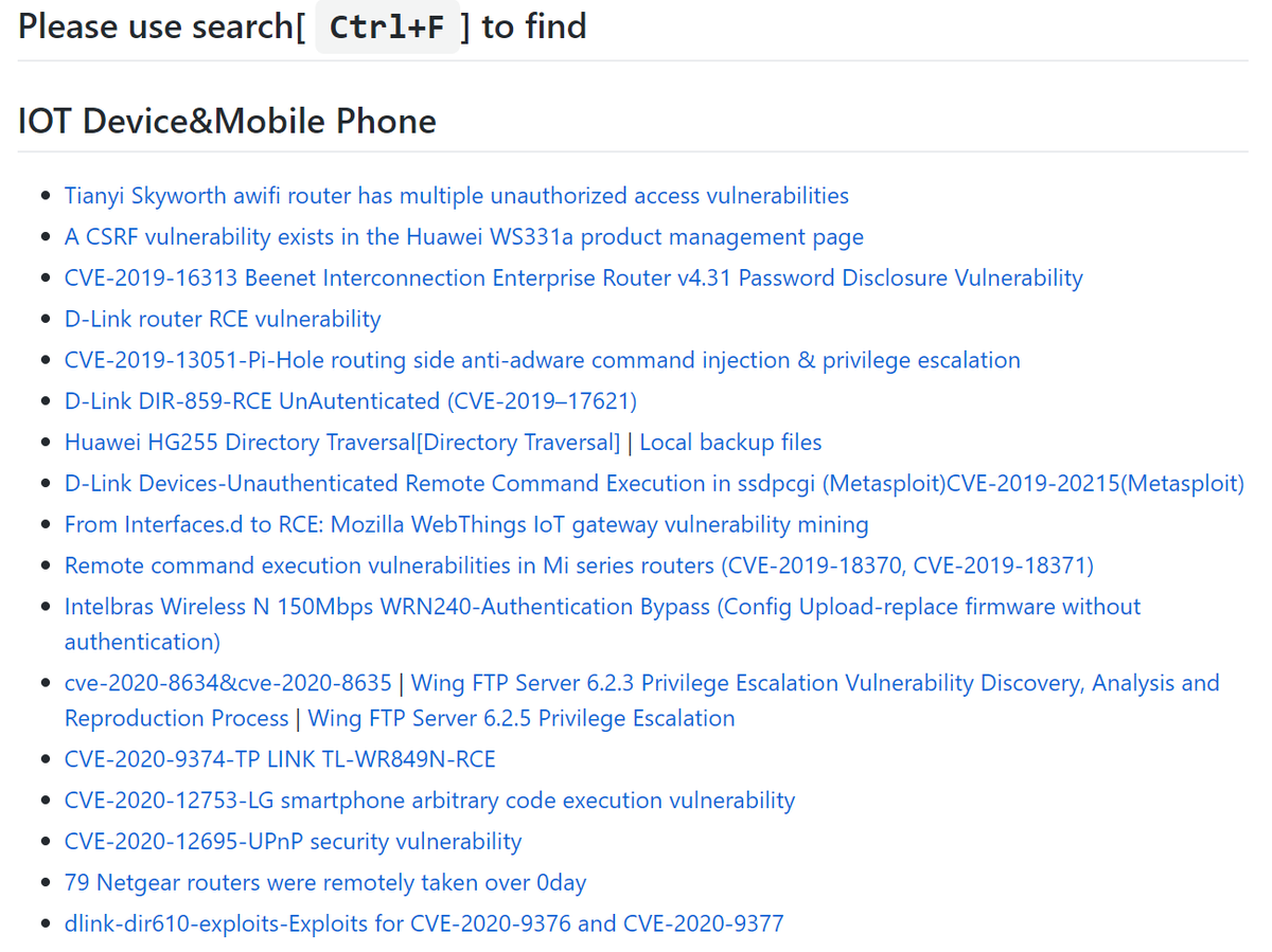wugeej's tweet image. A collection of over 300 Penetration Testing POC
#CN #IOT #Mobile #WebAPP #Windows #Linux #Tool#Tutorials
github.com/Mr-xn/Penetrat…