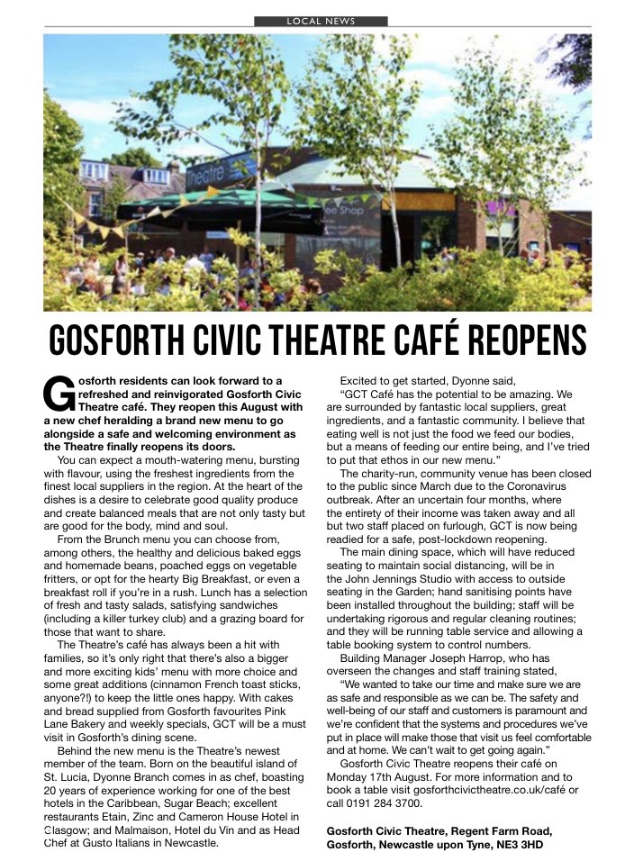 A huge thanks to <a href="/narc_magazine/">narc_magazine</a>, <a href="/nevolume/">NE Volume</a> and #SelectMagazine Gosforth for giving us some publicity this month around our gigs, appeal and cafe reopening - it really means a lot to a small, independent venue and charity to get the word out there at the minute 🤍💛🧡❤️💙
