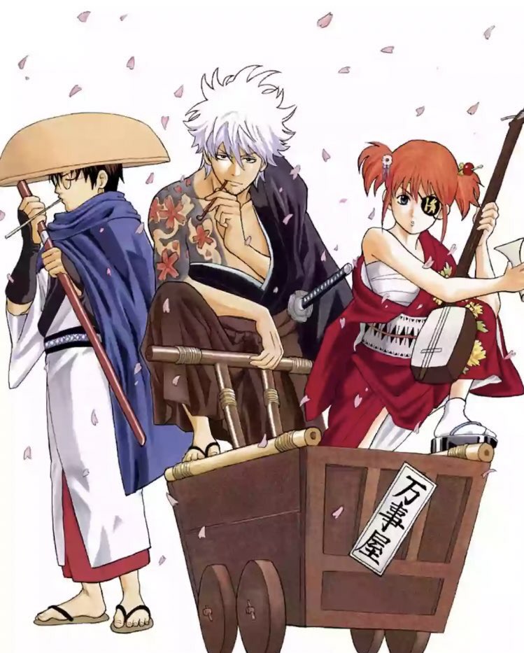 Gintama manga illustration a thread :