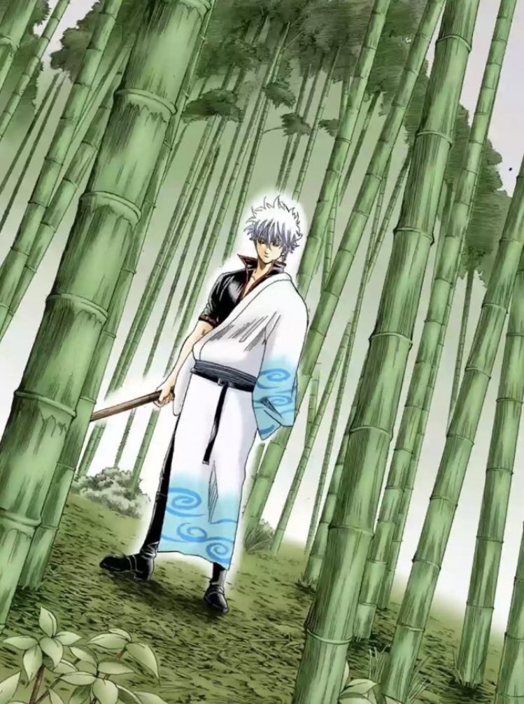 Gintama manga illustration a thread :