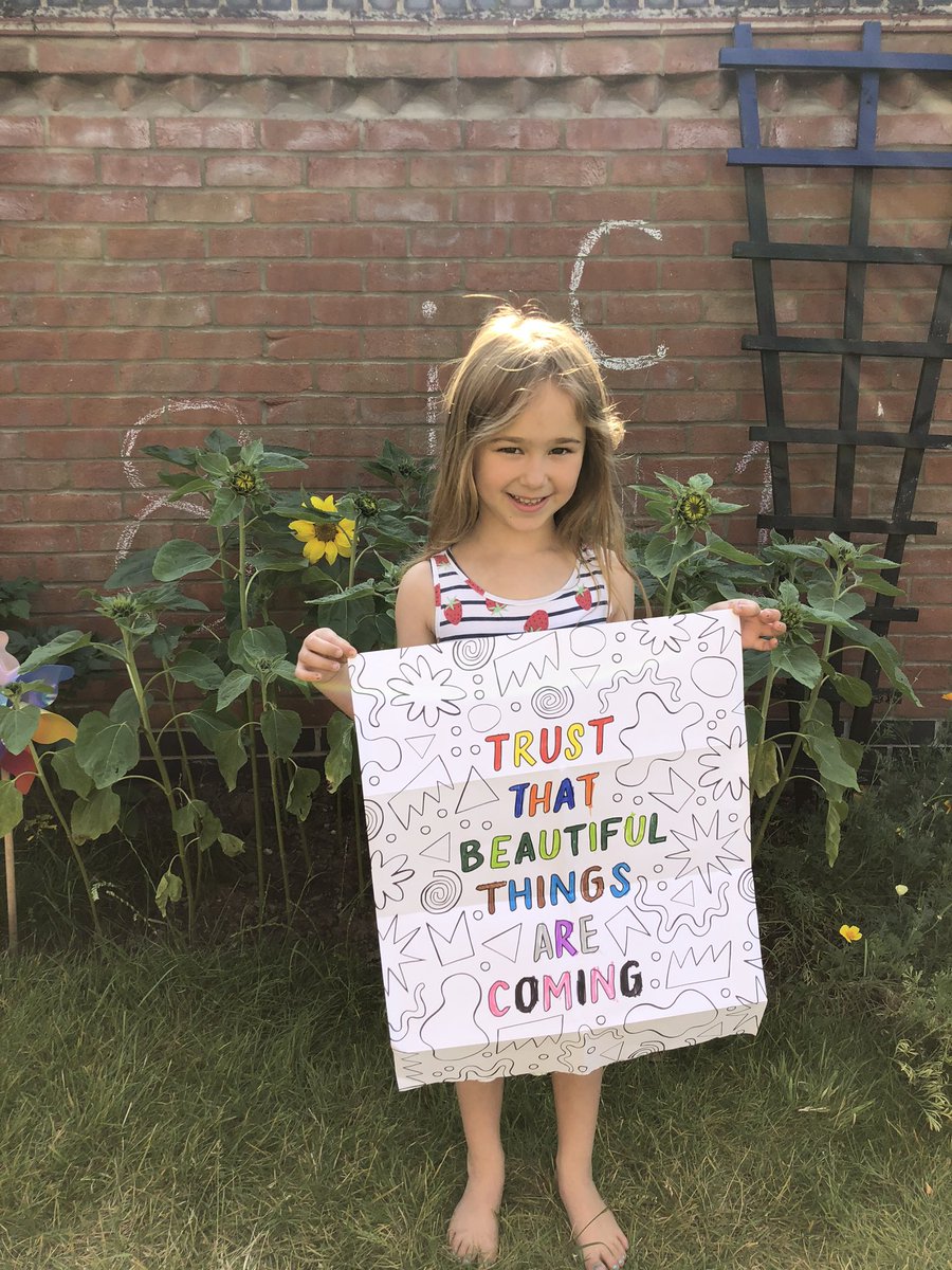 PakulaMark's tweet image. Erin coloured this in this morning and told me it was for me. Children have this amazing capacity to know what their parents need sometimes. A worthwhile message for everyone at this time 💪