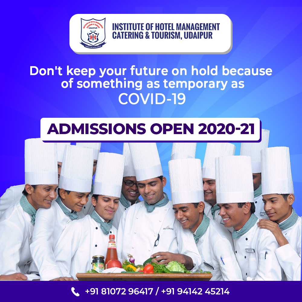 ihmcudaipur's tweet photo. You might be #Quarantined for a while.
But can you keep your career on hold because of that?
Enquire for admissions.
Call:✅ +91 81072 96417 / +91 94142 45214
or WhatsApp on✅ +91 81072 96417
#HotelManagement #LearnHotelManagement #hotelindustry #hospitality #learnhospitality https://t.co/LrITFPFuyJ