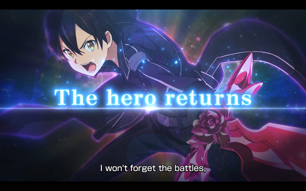 SWORD ART ONLINE Unleash Blading on X: SAO Alicization Rising Steel's new  trailer for celebrating the anime broadcast is live! Don't miss our hero's  gallant return in SAOARS! Check out the trailer