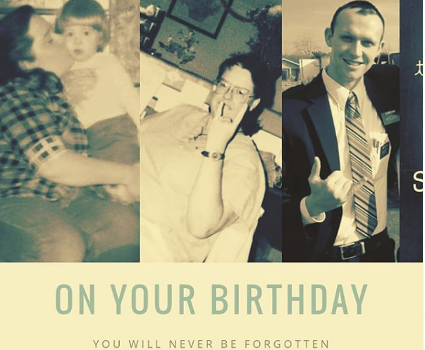 thekattdazzle's tweet photo. Left is mum + me, middle is Aunt Helen (mum's twin) & right is #TysonCook - all passed within a span of weeks. All share a birthdate - Today. All affected by autoimmune conditions. All passed too young. Never forget. This week is for you, too. #Dazzle4Rare #HEAwareness #EDS https://t.co/86Dgm1CdsZ