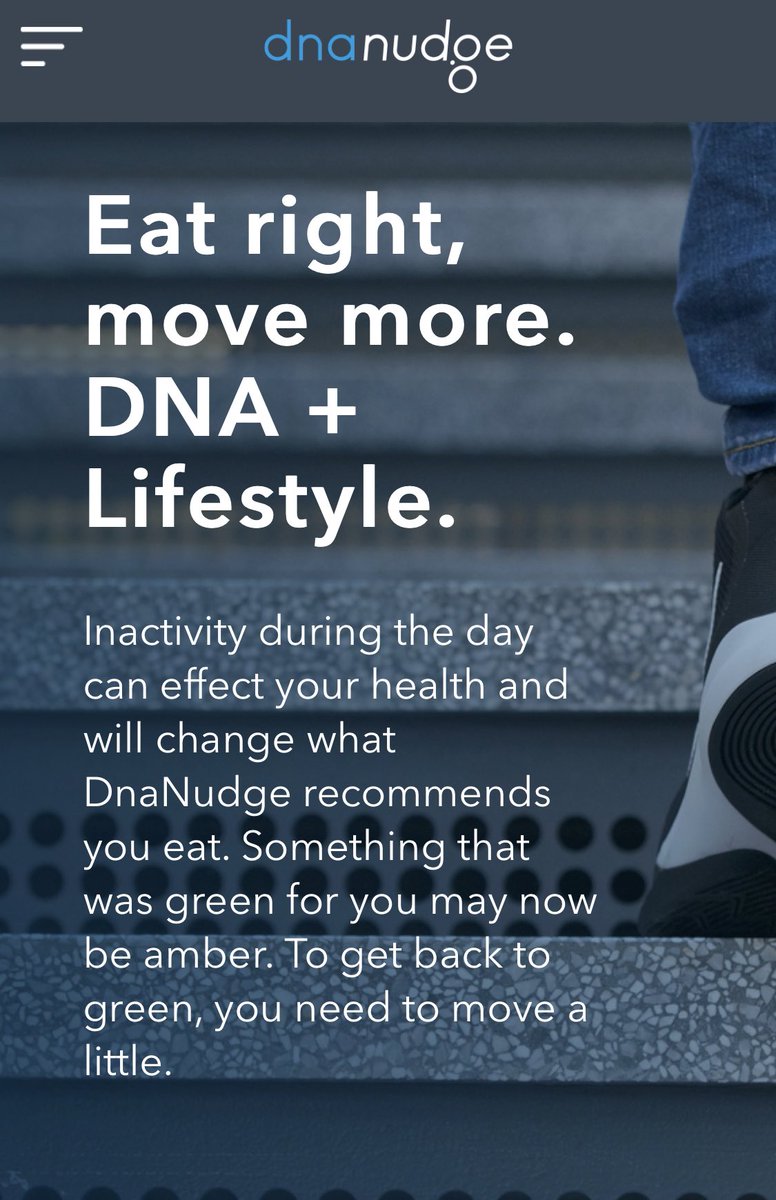 The other company, DNA Nudge has no such equivalent. Instead it has a shiny shop in Covent Garden, and a product that tests the boundaries of where direct-to-consumer genetics meet snake oil