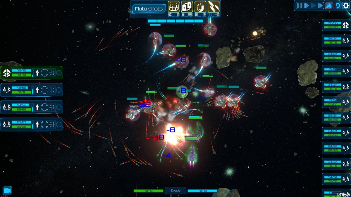 KinderrilG's tweet photo. Experiments: massive battles
#EdgeOfGalaxy #indie #gamedev #scifi #strategy #gameplay #rpg #screenshotsaturday https://t.co/jmiFQb6QPS