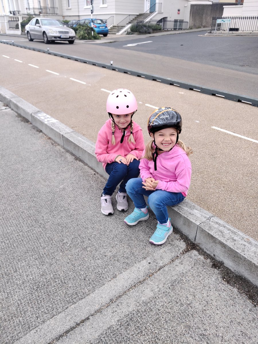 One of our engineers brought his daughters and their friends out for a cycle to test our new coastal cycle route. This safe space for pedestrians and cyclists has been completely transformed recently and we're delighted our 4 young product testers approve of the works!