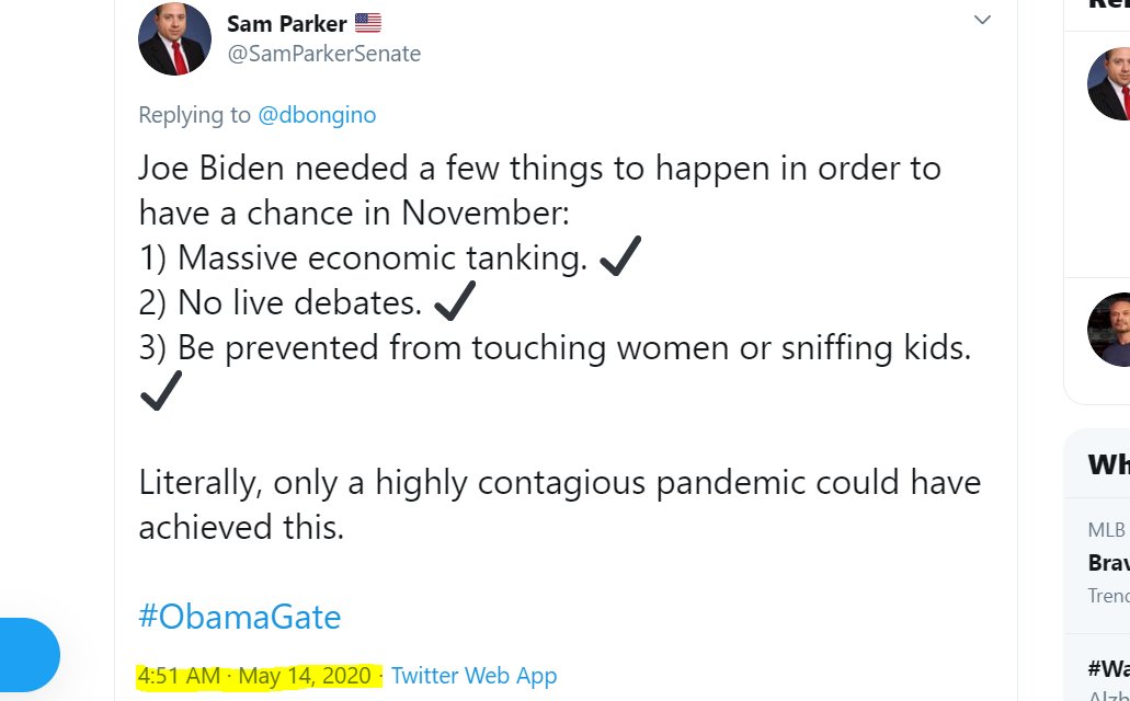 3. Joe Biden's handlers' strategy still going strong, right  @BillKristol? Cancel those debates!