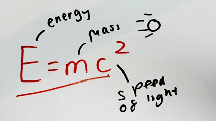  #cosmology_140 The most well-known equation in Physics, and at the same time one of the worst understood, is energy equal to mass times the speed of light squared.