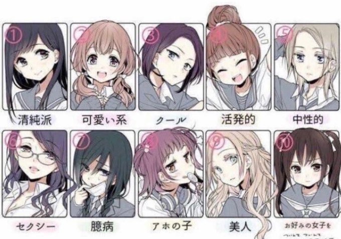 私はどれですかリプで教えてくださいのtwitterイラスト検索結果