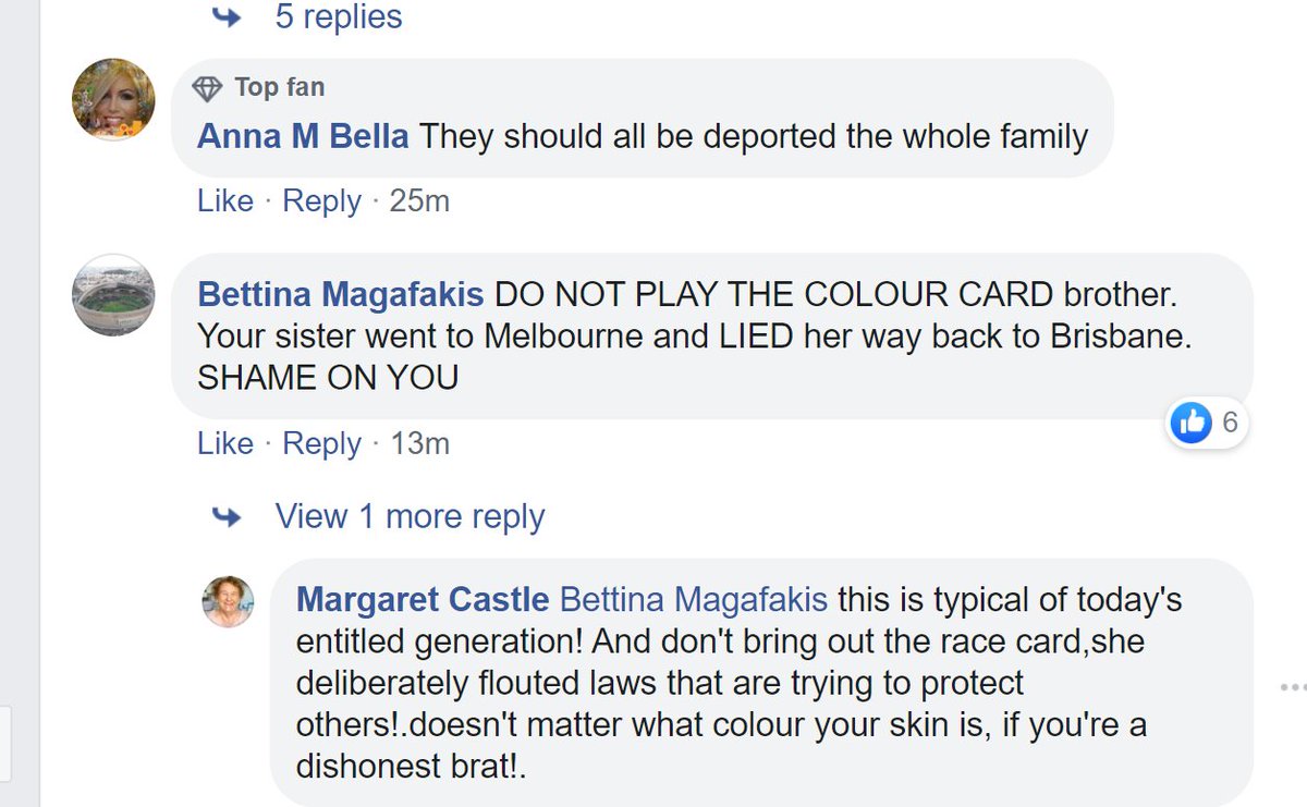 51 minutes after posting, there are already 481 comments on  @newscomauHQ post. Some threaten violence, most call for deportation. There are people wishing death on them. Any journalists concerned about social media abuse out there want to comment? Hello? *taps mic*