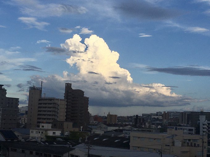 積乱雲のtwitterイラスト検索結果