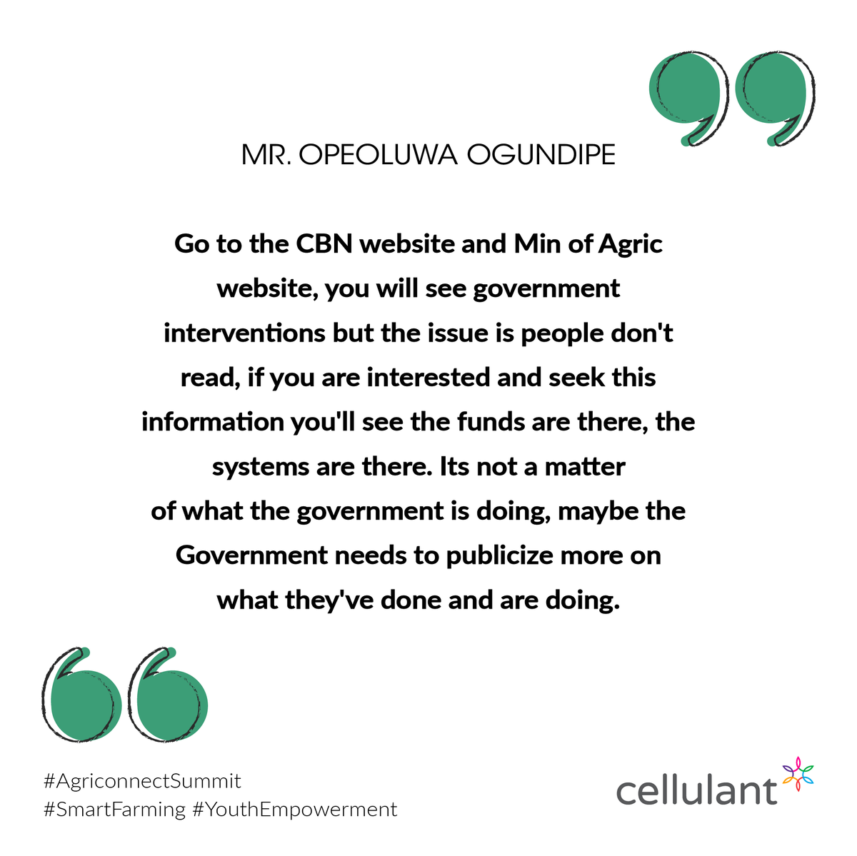 cellulantNG's tweet photo. Its 12th of August, Happy International #YouthDay!!! 
Here are hot takes from Panelists in our ongoing #AgriConnectSummit.  
Click https://t.co/2pSKN5h4fW to see the full video. https://t.co/mXfcaDvG09