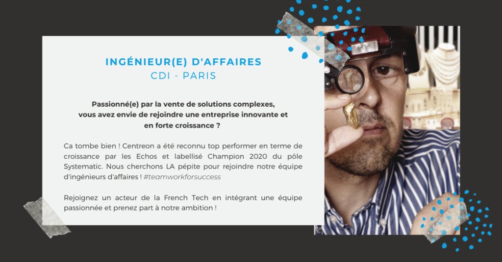 CentreonFR's tweet photo. Vous pensez être LA pépite que nous recherchons ? Postulez des maintenant : LINK. Vous pensez que cette pépite se trouve dans votre entourage ? Partagez cette annonce aurtour de vous : https://t.co/qFw6dfqUTt #JobsAtCentreon https://t.co/6SWRGXoYGj