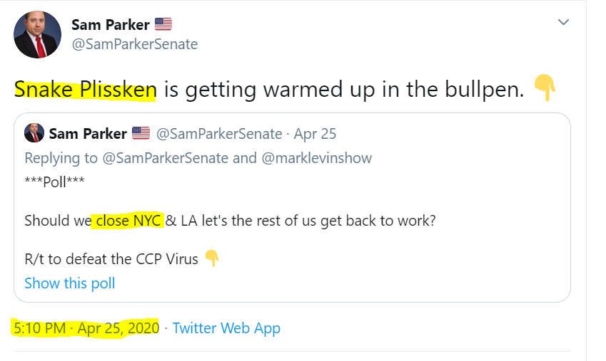 6. Here's a 2-fer:-I predicted New York's descent into bloodbath in April-I told you that  #Covid19 is a bi-0 -wea-p-0n in Feb