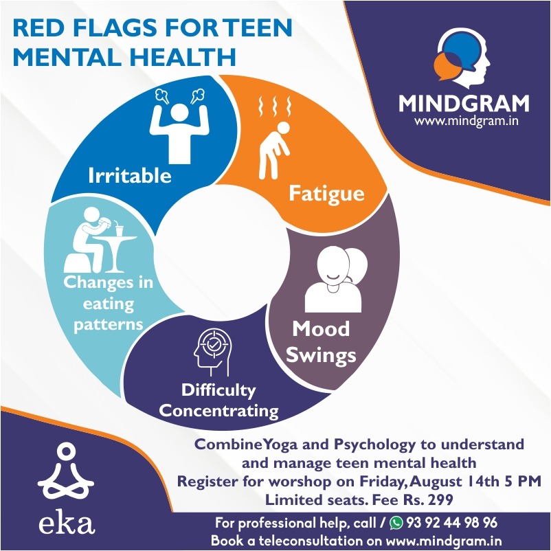 Mindgram1's tweet photo. Combine yoga &amp; Psychology to understand and manage teen Mental Health issue.

Register here: https://t.co/gNDisMGGk4

For Professional Help, Reach us ☎️ +91 93 924 49896 or Visit 🌐 https://t.co/4aOEioApTZ

#Mindgram #DrMeghnaVarma #Psychotherapist #Psychiatrist #Psychology https://t.co/WdPG0UwH5T