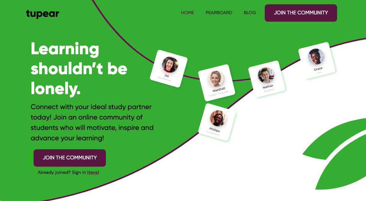 Meet <a href="/TupearCo/">Tupear</a> #edtech platform connecting learners with their ideal study/accountability partners via an online community &amp; 1 of our Summer 2020 cohort #startups pitching at FFWD Demo Day 10 September. Register via Zoom for event details bit.ly/FFWDS20DD